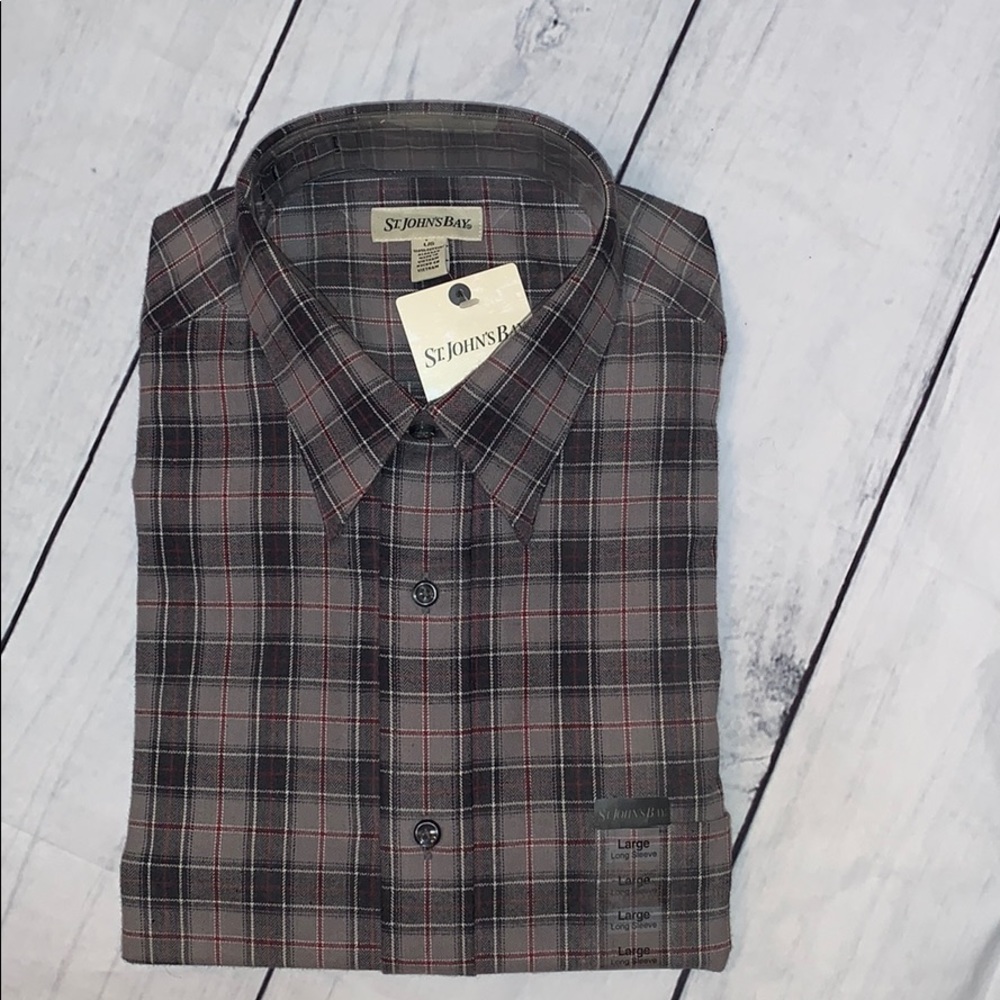 At John’s Bay Men’s LS shirt NWT